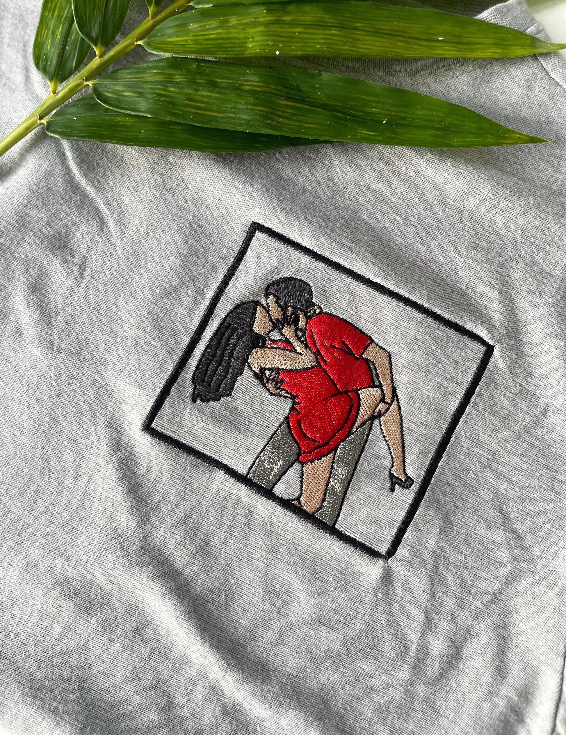 Custom Embroidered Sweatshirt, Custom embroidered photo shirt, custom embroidered tshirt, Custom embroidered photo, couple shirt