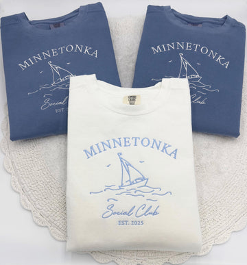 Embroidered Bachelorette Comfort Colors Sweatshirt: Personalized Wedding Favors