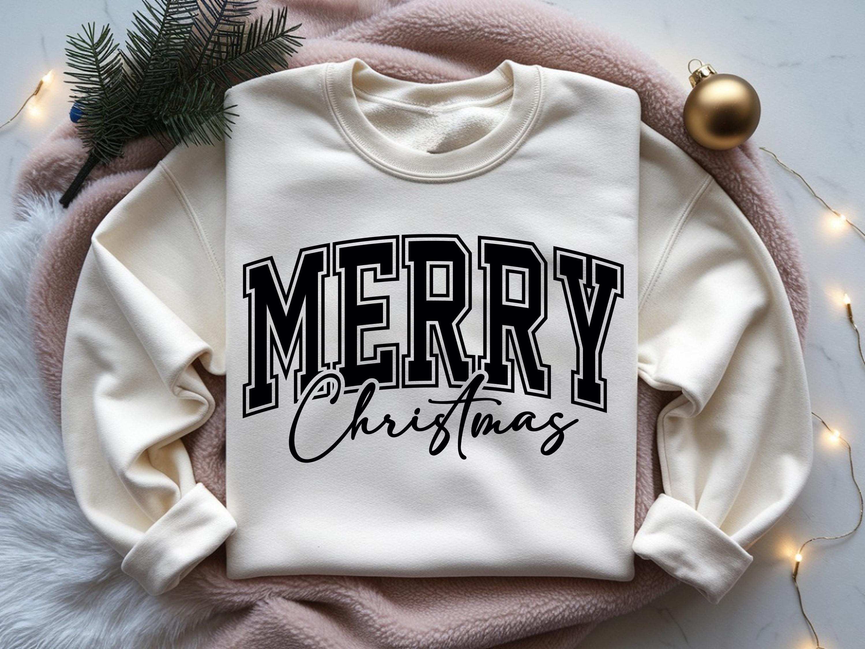 Merry Christmas Family Matching Shirts, Red Christmas Tees for Mom Dad Baby, Holiday Outfit, Cute Family Christmas T-Shirt Set