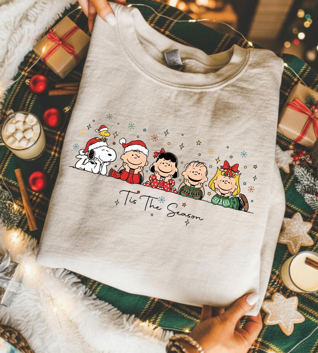 Retro Christmas Cartoon Shirt | Vintage Holiday Friends Tee | Classic Cozy Christmas Sweatshirt | Family Matching Xmas Top