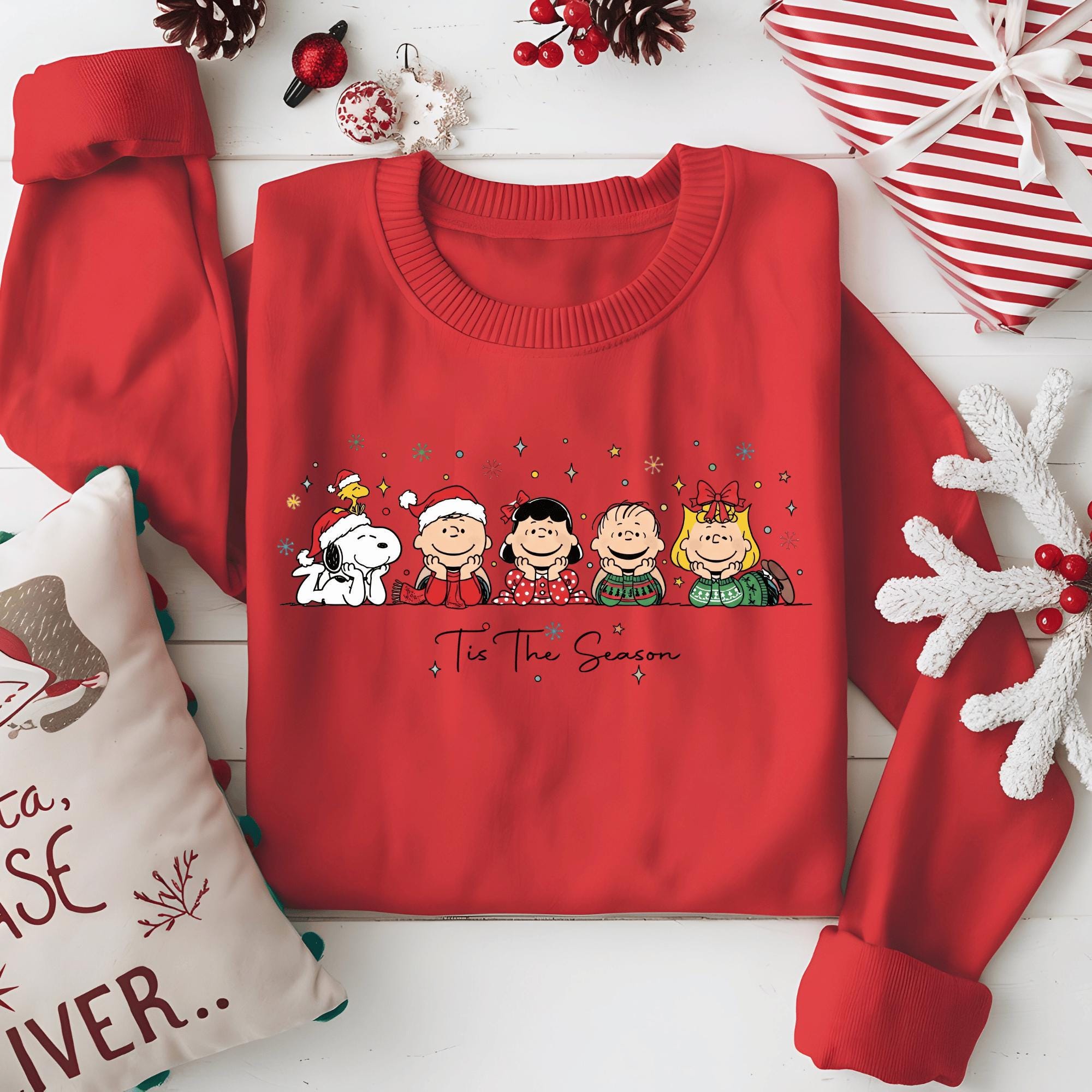 Retro Christmas Cartoon Shirt | Vintage Holiday Friends Tee | Classic Cozy Christmas Sweatshirt | Family Matching Xmas Top