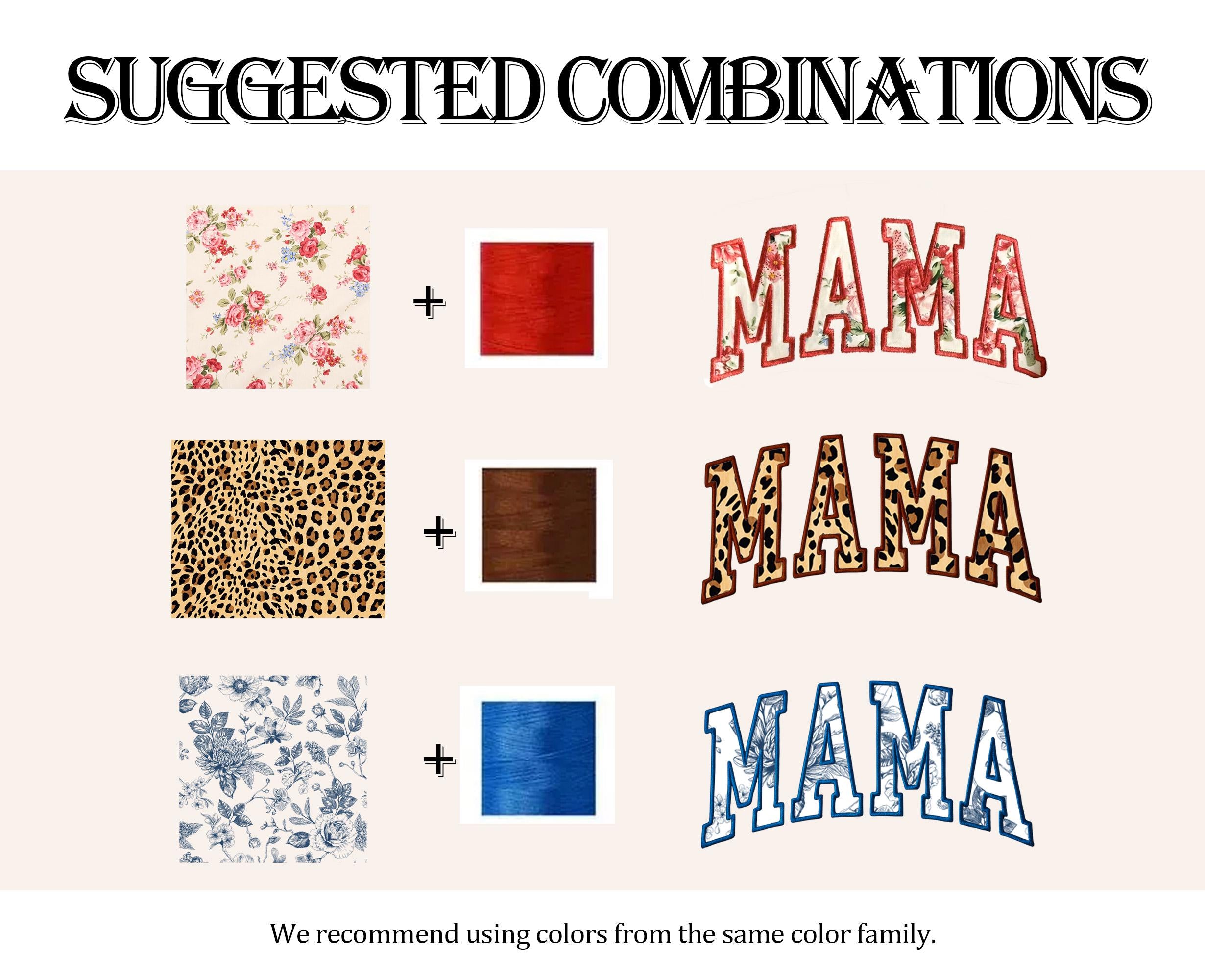 Custom Embroidered mama Sweatshirt, MAMA Floral Applique Sweatshirt, Grandma Sweater, Gift For New Mama, Mother's Day Gift,Mom Gift