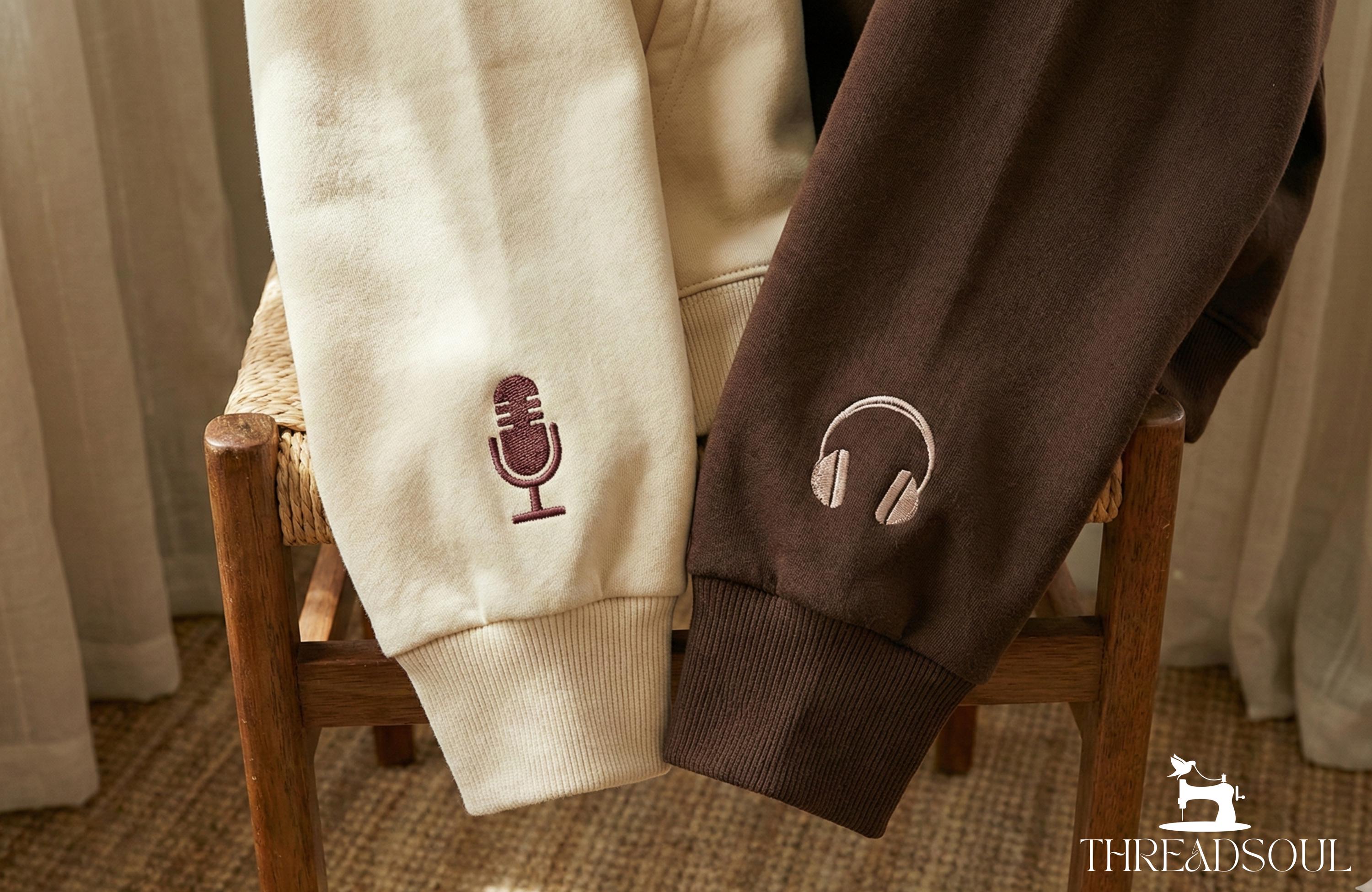 Couple Hoodie Set, Funny Matching Sweatshirt, Gift The Listener The Yapper, Embroidered Couples Outfit