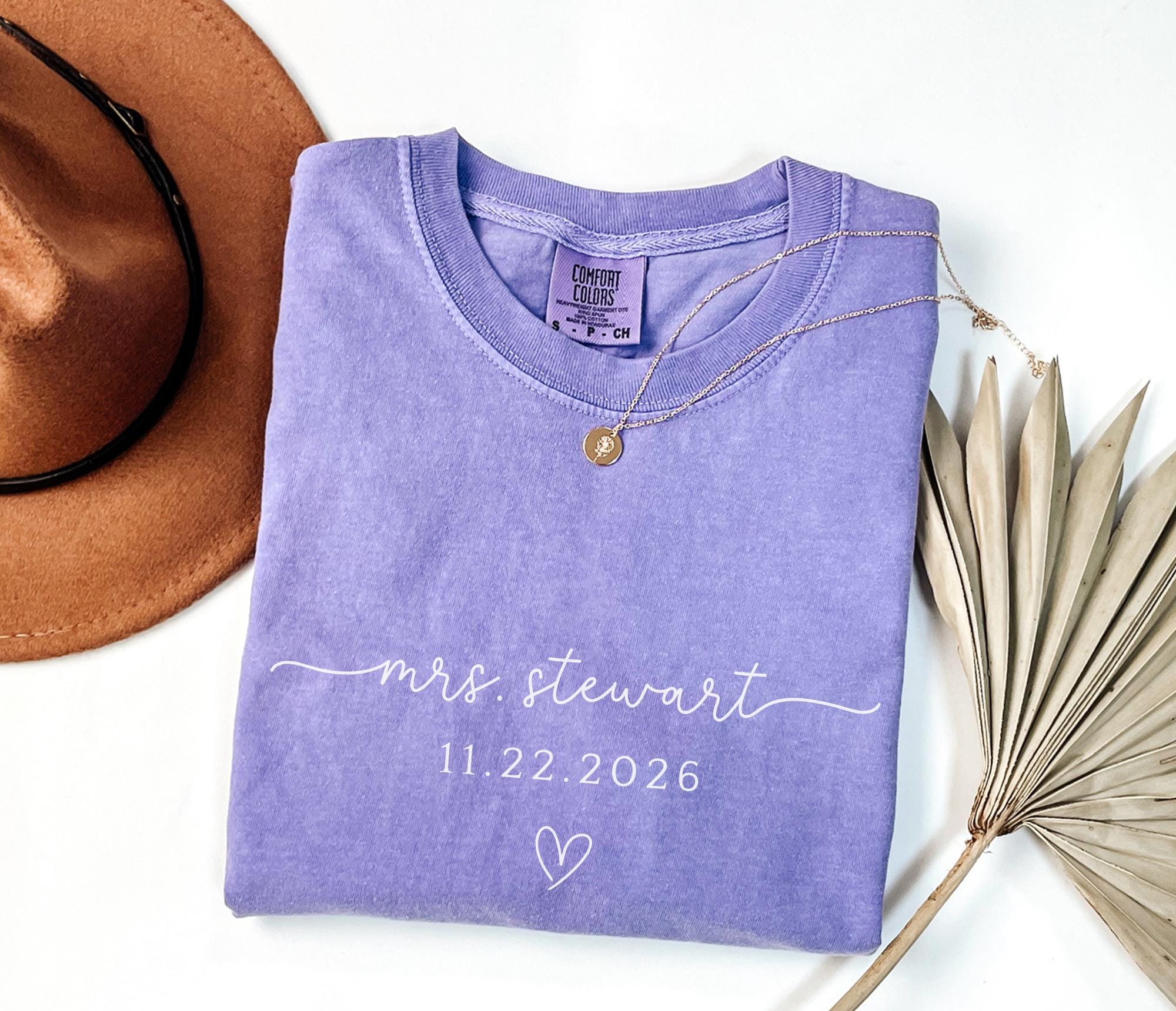 Personalized Future Mrs Shirt Custom Comfort Colors Mrs shirt Engagement Shirt Future Wife Shirt Bride to be Shirt Engaged Shirt Mrs Gift