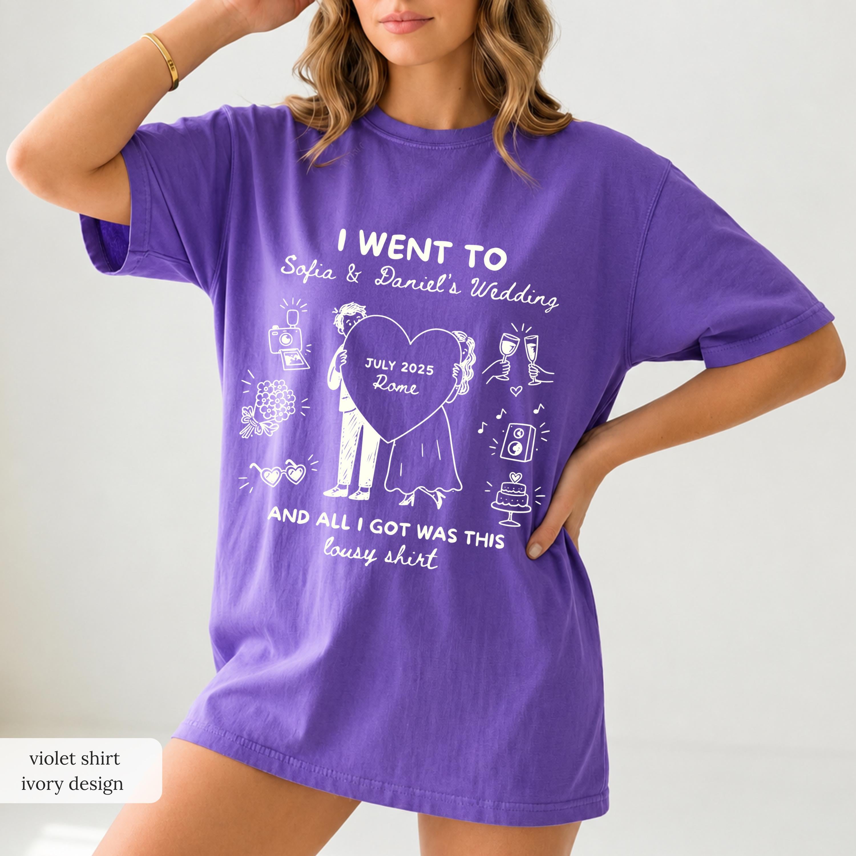 Custom Wedding Shirt, Funny I Got Sauced Tee, Wedding Toss Favor