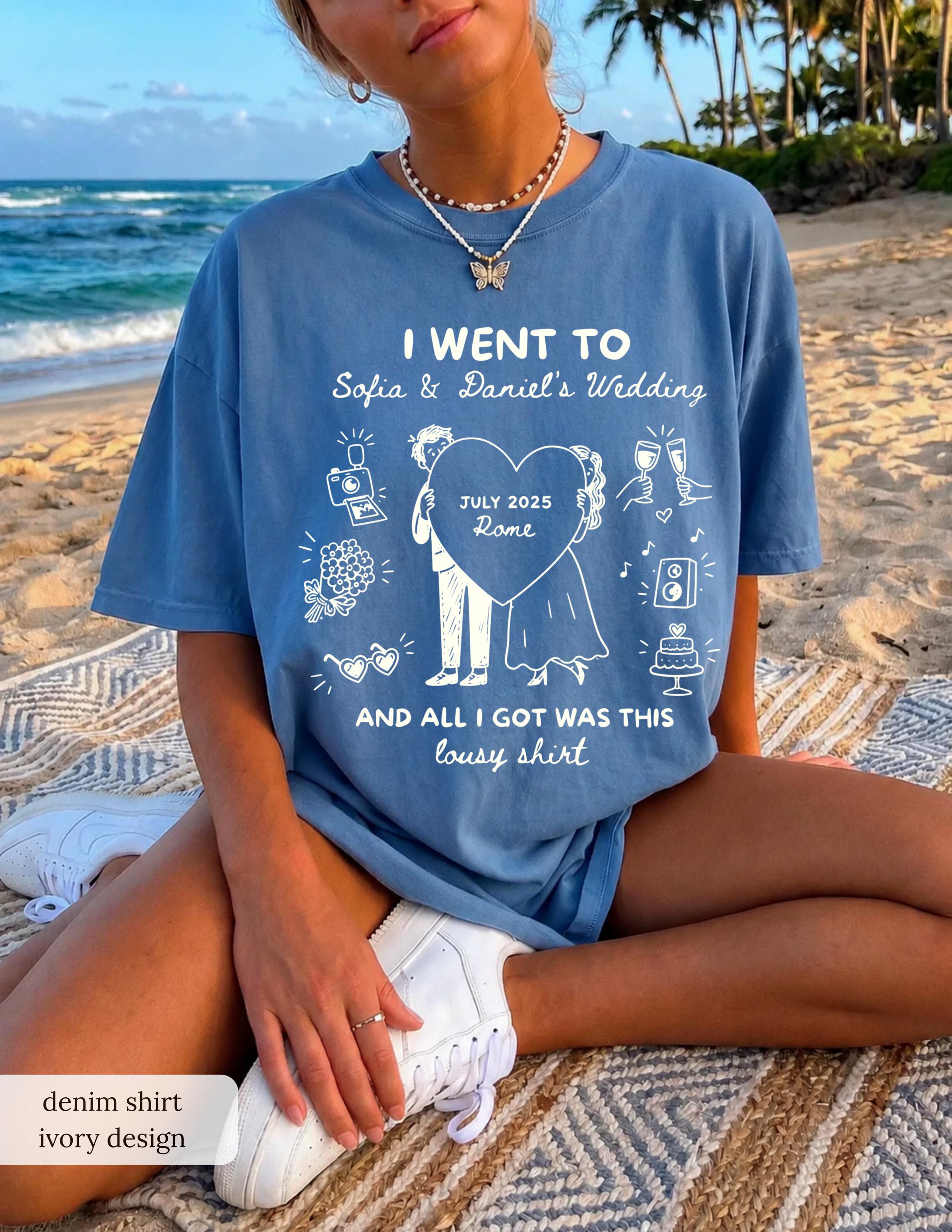 Custom Wedding Shirt, Funny I Got Sauced Tee, Wedding Toss Favor