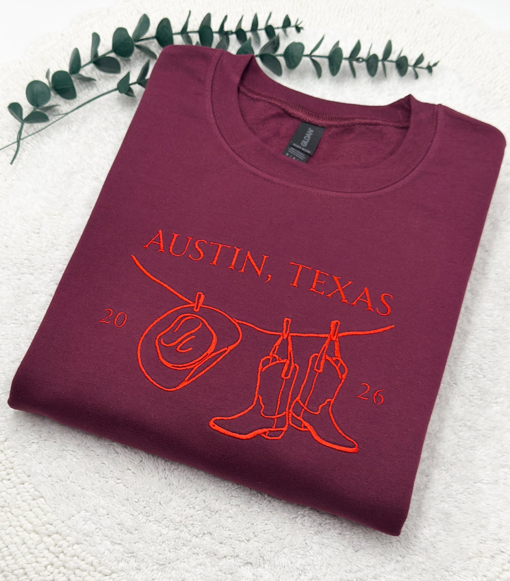 Custom Embroidered Bachelorette Sweatshirt: Bridal Party Gifts