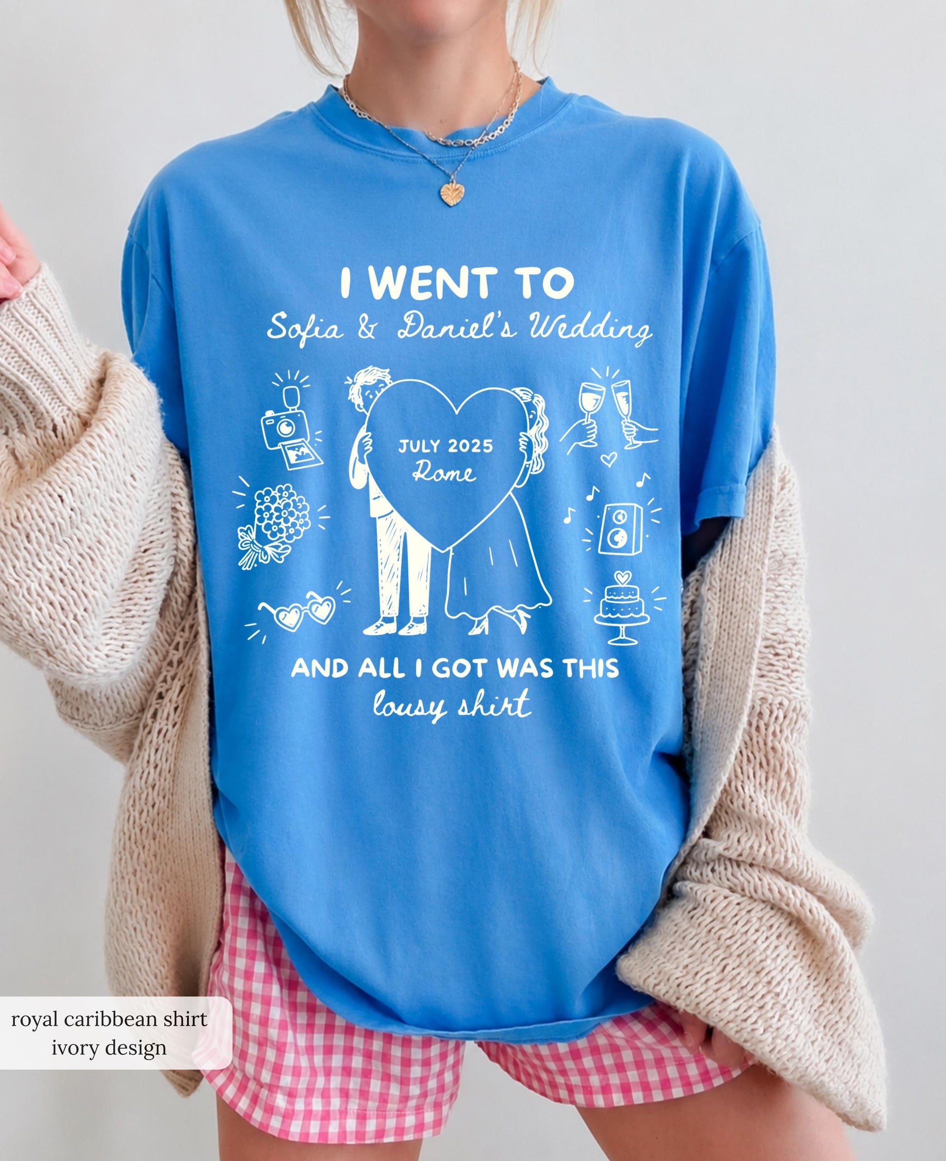 Custom Wedding Shirt, Funny I Got Sauced Tee, Wedding Toss Favor