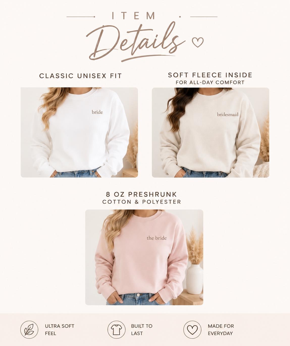 Personalized Mr Mrs Sweatshirt Couple Hoodie Set Matching Joggers Wedding Gift Bridal Shower Gift Honeymoon Embroidered Couple Sweatshirts